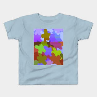 colorful camouflage Kids T-Shirt